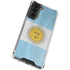 Argentina Flag Distressed Galaxy S22 Plus Clear Case